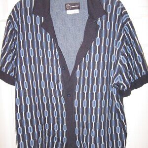 Original Use Camp Collar Button Front Cardigan Sweater Men' Size Large